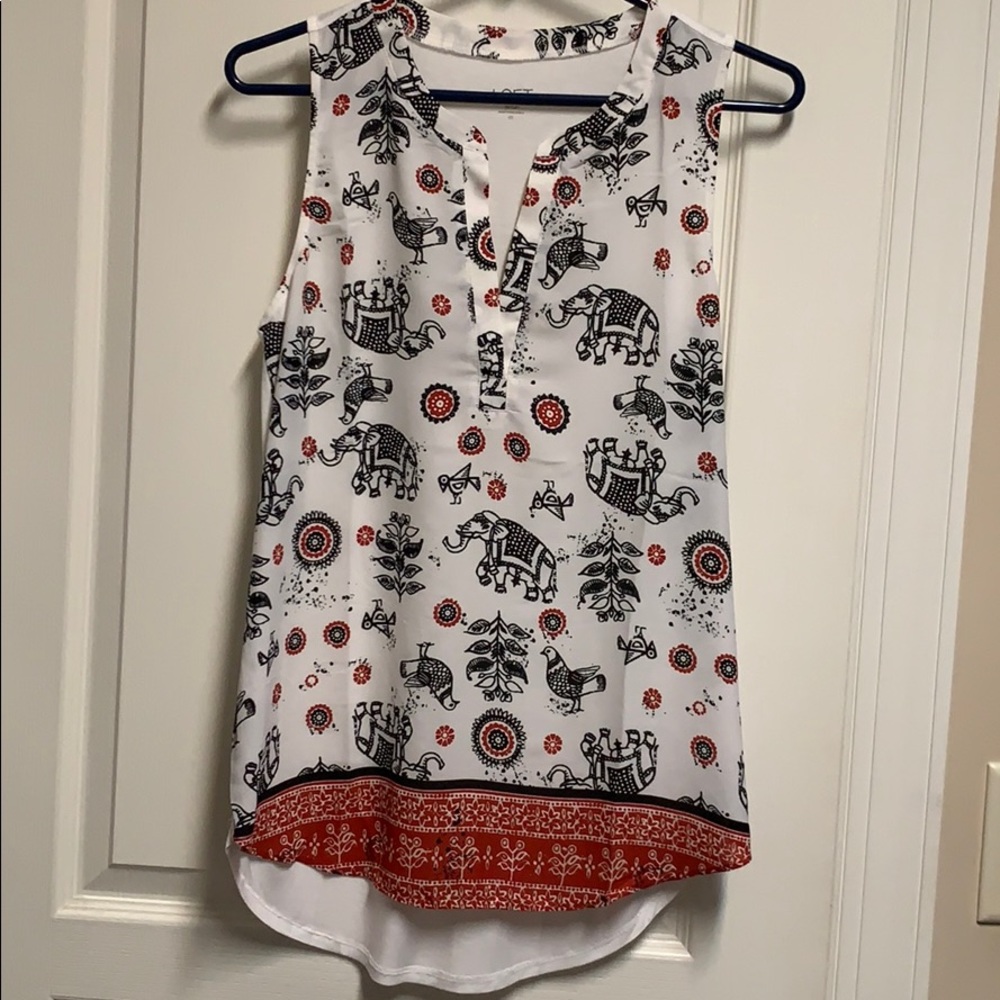 Loft outlet sleeveless top